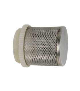 Crépine inox filetée