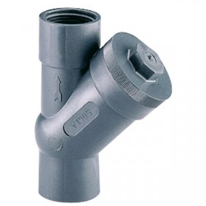 Clapet boule  PVC 1" 1/2" FF