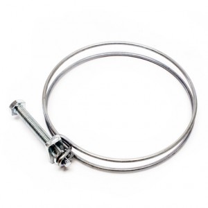 Collier serrage double fil 19-23mm